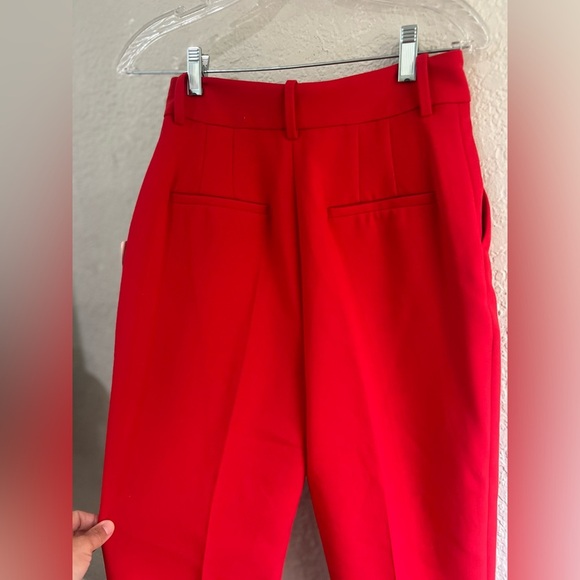 Zara trousers size XS New red color - Picture 8 of 12